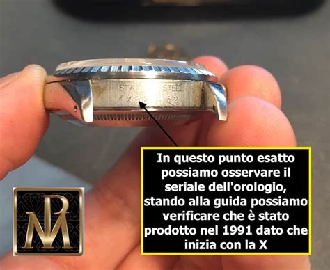 rolex dove si trova il codice seriale|Check Rolex Serial Numbers and Production Years .